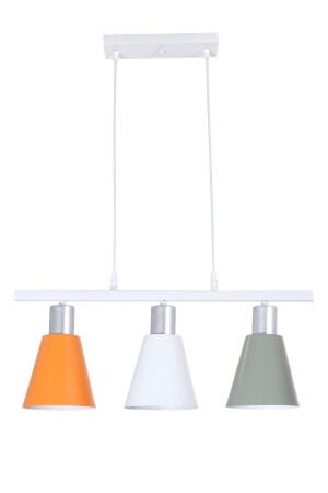 Trendiger, moderner Design-Café-Küchen-Wohnzimmer-Orange-Weiß-Grün-farbiger 3-teiliger Kronleuchter TY9383 - 3