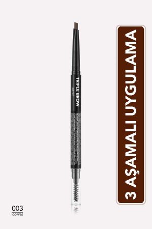 Triple Brow 3 in 1 cremiger, strukturierter Augenbrauen-Make-up-Stift - 3