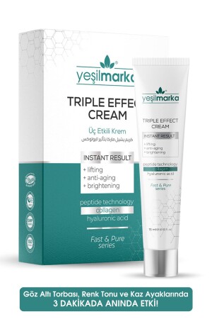 Triple Effect Krem (lifting, Anti Aging, Brigtening) Botoks, Beyazlatıcı YMNK-10 - 3