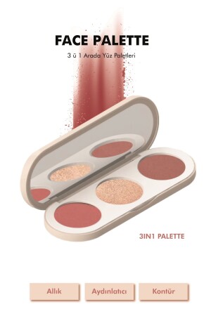 Triple Face Palette 13 gr - 2