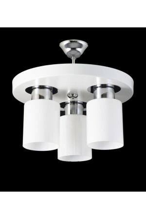 Triple Modern Sports Model Round Tray White Kronleuchter LMBDR35013 - 4