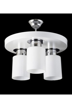 Triple Modern Sports Model Round Tray White Kronleuchter LMBDR35013 - 5