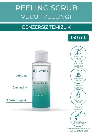 Tüm Cilt Tiplerine E Vitaminli Canlandırıcı Ve Arındırıcı Vücut Peelingi 150ml - 1