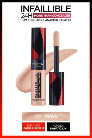 Tüm Yüze Uygulanabilir Kapatıcı - Infaillible More Than Concealer 323 Fawn - 3