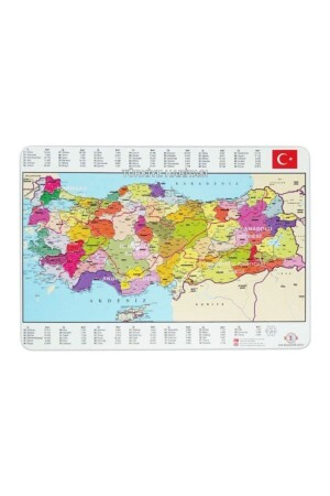 Türkiye Puzzle -81 Parça Türkiye Haritası Puzzle 28x40cm (YAPBOZ TÜRKİYE) - 5