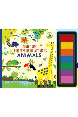 Turtle Kids Fingerprinting Activities Animals - 2