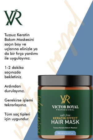 Tuzsuz Keratin Bakım Maskesi 500 Ml. 8684415818294 - 5