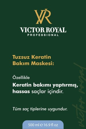 Tuzsuz Keratin Bakım Maskesi 500 Ml. 8684415818294 - 6