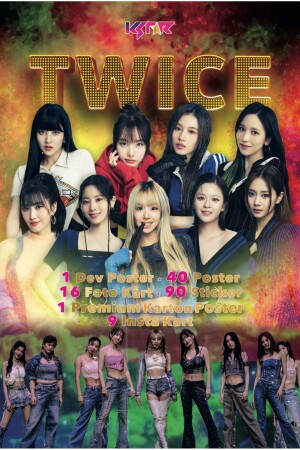 Twice Promo Albüm (POSTER - STİCKER - FOTOKART) Kpop - 2