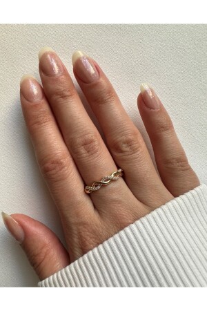 Twisted-Modell-Minimal-Ring mit Zirkonstein - 2