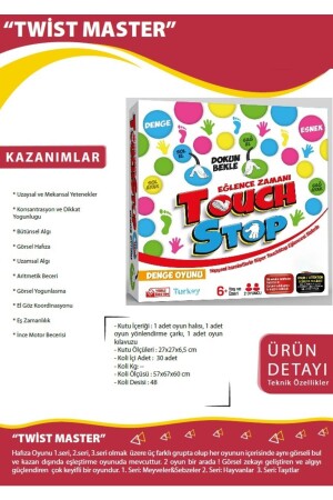 Twister Master Touch Stop V2-denge Oyunu Yeni Versiyon Twist Master - Yenilenmiş Versiyon - 5