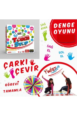 Twister Master Touch Stop V2-denge Oyunu Yeni Versiyon Twist Master - Yenilenmiş Versiyon - 6