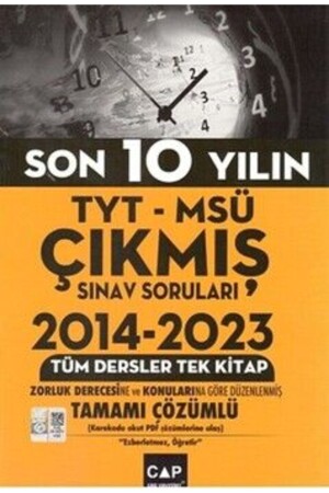 Tyt Msü Son 10 Yılın Çıkmış Soruları Tüm Dersler - 3