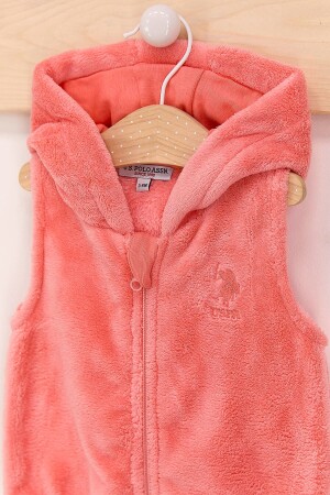 u. S. Polo Assn Coral Baby Mädchen Fleece Kapuzenweste USB639-B - 2