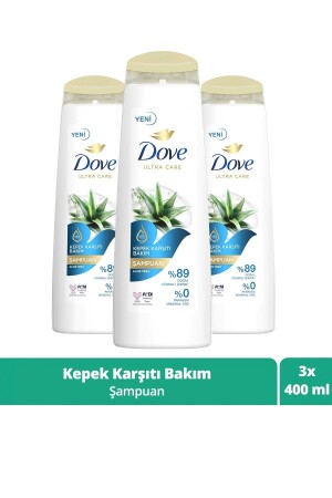 Ultra Care Saç Bakım Şampuanı Kepek Karşıtı Bakım Aloe Vera 400 ml x3 Adet SET.UNİ.2824 - 2