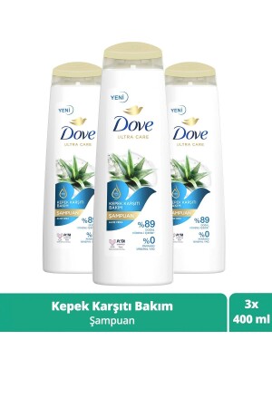 Ultra Care Saç Bakım Şampuanı Kepek Karşıtı Bakım Aloe Vera 400 ml x3 Adet SET.UNİ.2824 - 3