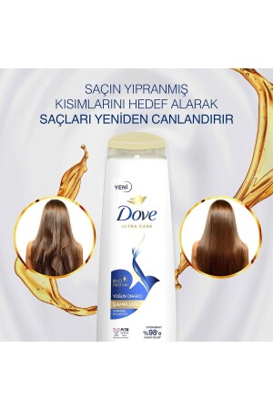 Ultra Care Saç Bakım Şampuanı Yoğun Onarıcı 400 ml x 2 - Kadın Sprey Deodorant Original 150 ml - 6