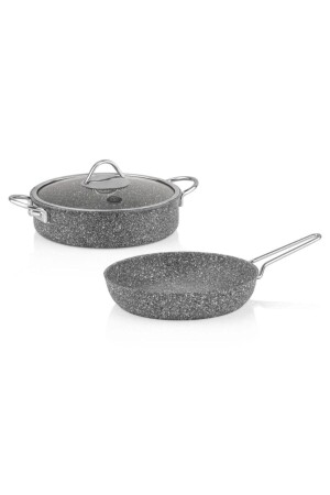 Ultra Classic 2-teiliges Topf- und Pfannenset aus Granit TAC-11111 - 1