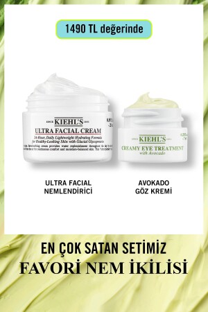 Ultra Facial Cream & Avocado Eye Cream Favorite Moisture Duo Set - 1