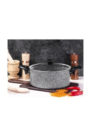 Ultra Granit 20 Cm Derin Granit Tencere Gri -3460 Fma07957 TAÇ-3460 - 5