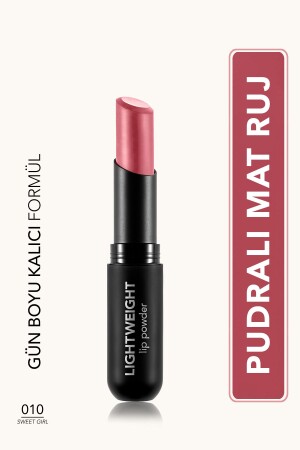 Ultraleichter, matter Lippenstift (VIVIVE PINK) – Leichtes Lippenpuder – 010 Sweet Girl – 8682536061827 - 3