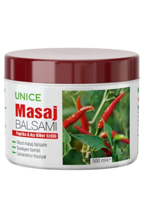 Unice Balsam mit rotem Pfeffer und scharfem Pfefferextrakt 500 ml - 2