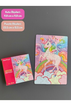 Unicorn Mini Puzzle 40 Parça 4 Yaş - 4