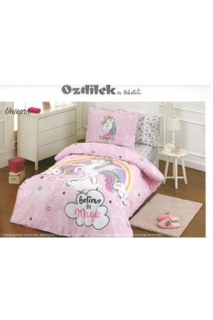 Unicorn Pink Single Duvet Cover Jewelry OZDUNCRTKNT - 1