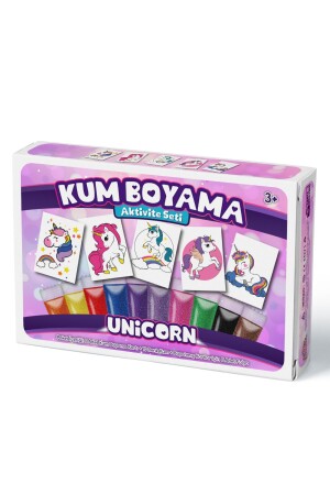 Unicornlar | Kum Boyama Aktivite Seti 5'li Paket KUMBOSET007 - 3