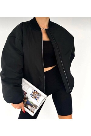 Unisex Bomber Kolej Ceket - 1