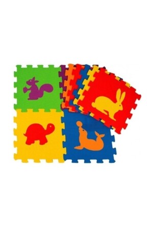 Unisex bunte Kinderspielfliese Eva Puzzle Tiere Bodenmatte HMDY-ANIMALS-2/2 - 2