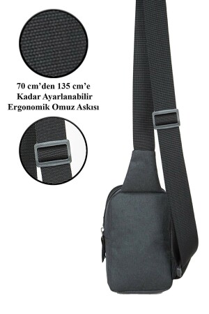 Unisex Keten Telefon Bölmeli Bel Ve Çapraz Omuz Çanta Göğüs Seyahatt Günlük Bodybag TYC00256803369 - 10