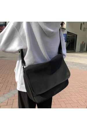 Unisex Kpop Street Style Messenger Bag Schultasche 984515256 - 9