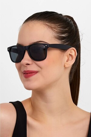 Unisex Mattschwarze Sonnenbrille Ml 97 - 2