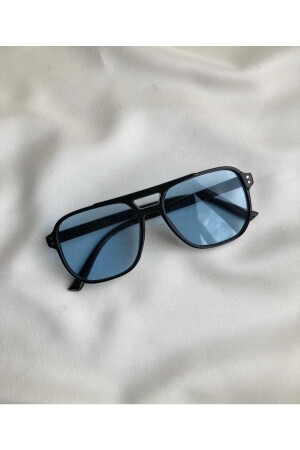 Unisex-Sonnenbrille aus blauem Glas der neuen Saison - 1