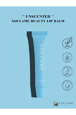 '' UNSCENTED '' SOULAME BEAUTY LIP BALM - EKSTRA PARLAK AROMASIZ DUDAK PARLATICISI - 2