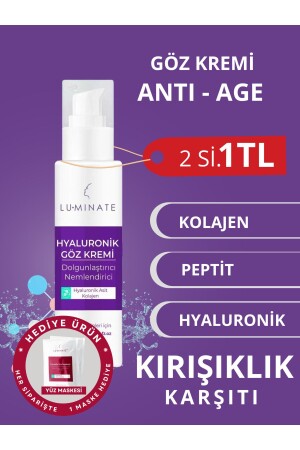 Unter-Augen-Creme, Anti-Falten und Prellungen, Augenkontur-Feuchtigkeitscreme, Kollagen-Peptid-Unter-Augen-Pflege - 2