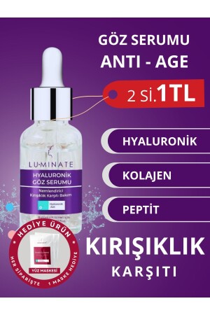 Unter-Augen-Serum, Hyaluronsäure, Augenkontur-Feuchtigkeitscreme, Anti-Aging und Falten, LT00029 - 2