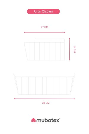 Unterregal, Korb, Innenschrank, Organizer, Korb, Küchenschrank, Organizer, Regal, Schwarz, 2er-Set - 10