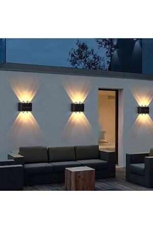 Uranus Bernsteinlicht mit dekorativem LED-Lichtfilter für den Innen- und Außenbereich, moderne Garten-, Balkon-, Wohnzimmer- und Terrassenleuchte - 8