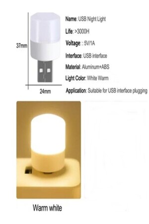 Usb Mini Gece Lambası Usb Led Lamba gmn-ledgece - 2