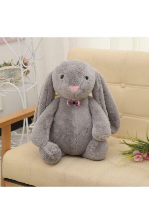 Uyku Arkadaşım Papyonlu Uzun Kulak Bunny Peluş Tavşan 65 Cm - 4