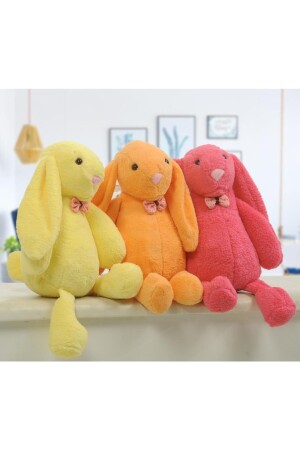 Uyku Arkadaşım Papyonlu Uzun Kulak Bunny Peluş Tavşan 65 Cm PAPYONBUNNY - 6