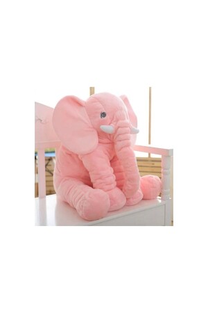 Uyku Arkadaşım Pembe Renk Peluş Oyuncak Uyku Fili 95 Cm BM1140 - 10