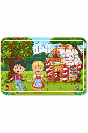 Uzay- Dinazor- Oyun- Hayvanlar 54 Parça Ahşap Puzzle Yapboz 5'li Set - 5