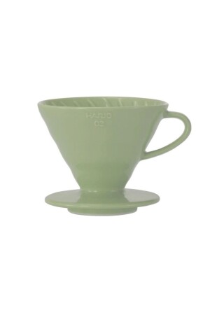 V60 02 Ceramic Dripper (smorky Green) VDC-02-SG-EX - 2