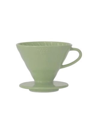 V60 02 Ceramic Dripper (smorky Green) VDC-02-SG-EX - 3