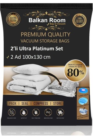 Vakum Hurcu 2’li Ultra Platinum Set Vakumlu Hurç Vakumlu Poşet - 2