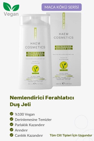 Vegan Ferahlatıcı Ve Canlandırıcı Duş Jeli 250 ml HKDJ08 - 3