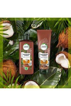 Veganes Shampoo Feuchtigkeitsspendende Kokosmilch 400 ml - 5